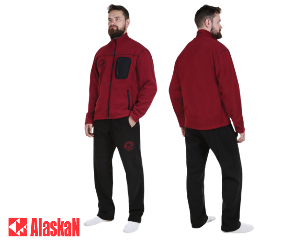 Šilti apatiniai ALASKAN Fleece suit RoyalFish (claret/black)